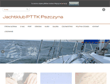 Tablet Screenshot of jachtklub-pszczyna.pl